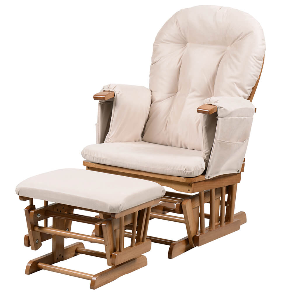 KUB Haywood Reclining Glider & Footstool